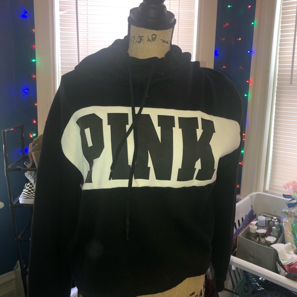 pink victorias secret sweatshirt